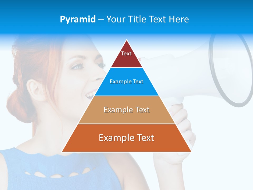 Shouting Female Supervisor PowerPoint Template