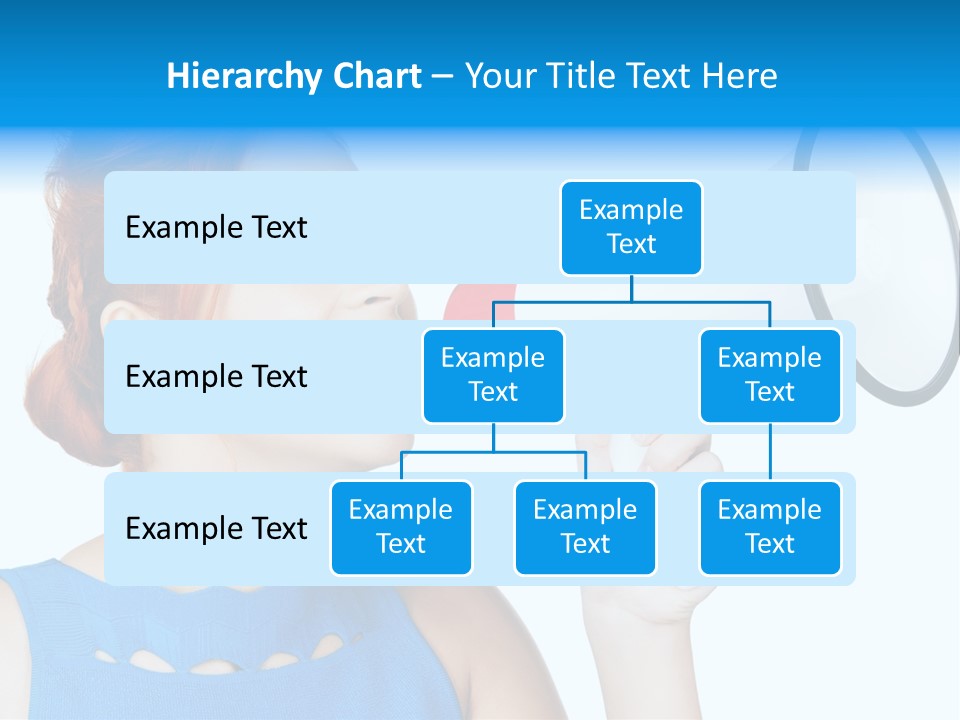 Shouting Female Supervisor PowerPoint Template
