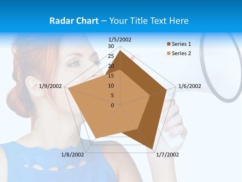 Shouting Female Supervisor PowerPoint Template
