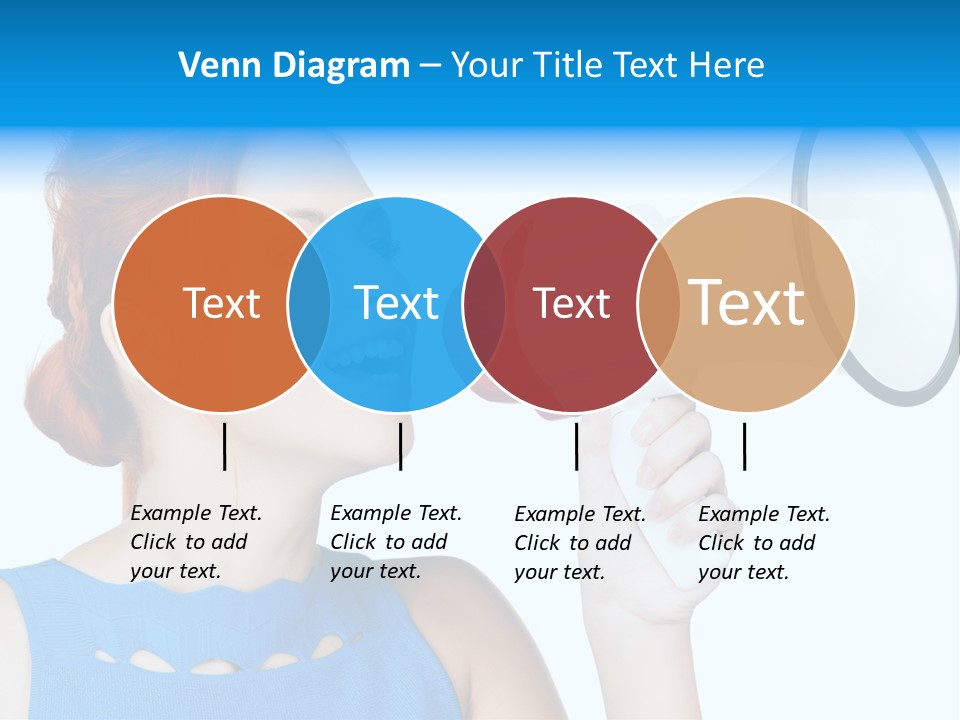 Shouting Female Supervisor PowerPoint Template