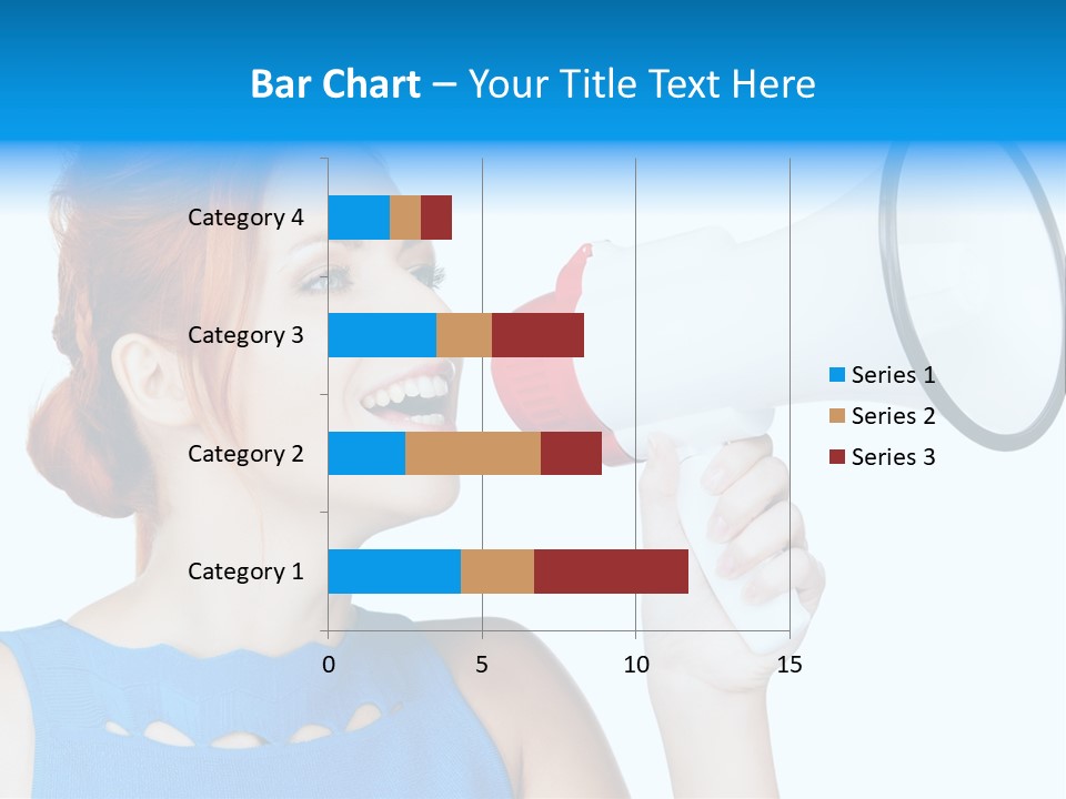 Shouting Female Supervisor PowerPoint Template