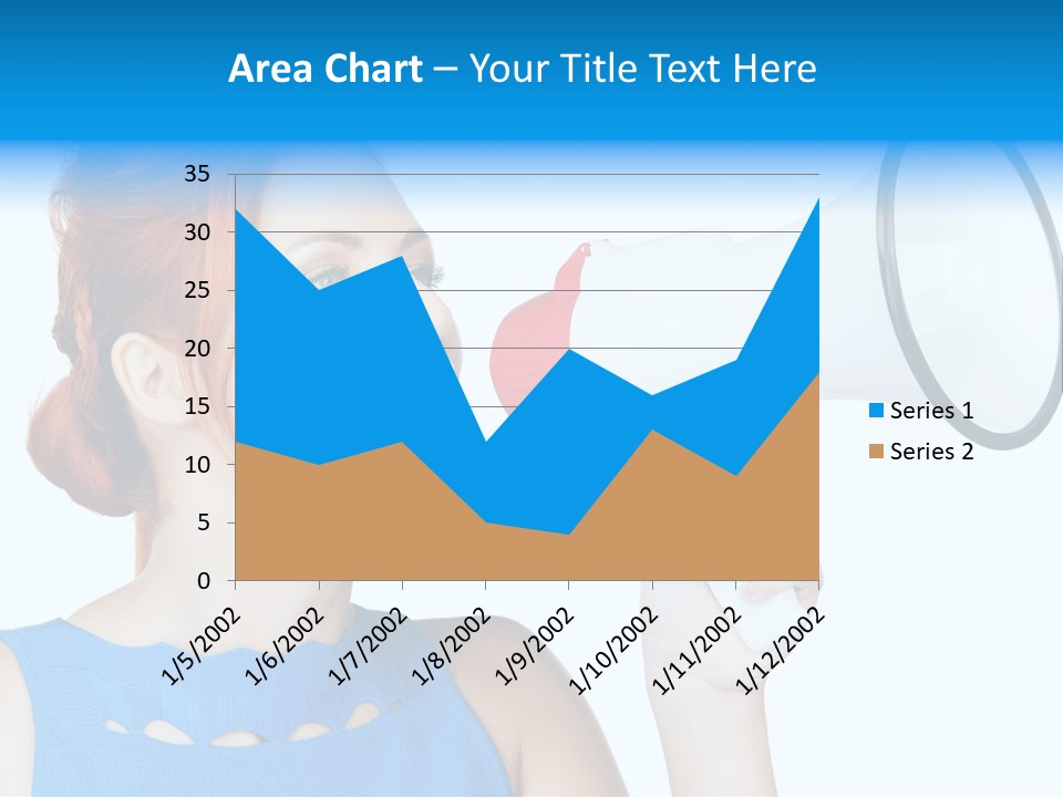 Shouting Female Supervisor PowerPoint Template