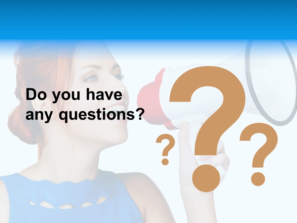 Shouting Female Supervisor PowerPoint Template