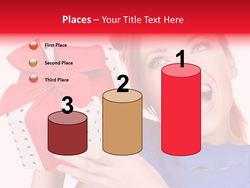 Girl Valentine Gorgeous PowerPoint Template