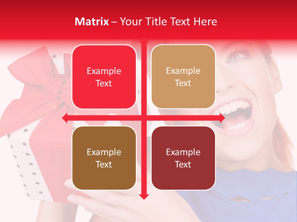 Girl Valentine Gorgeous PowerPoint Template