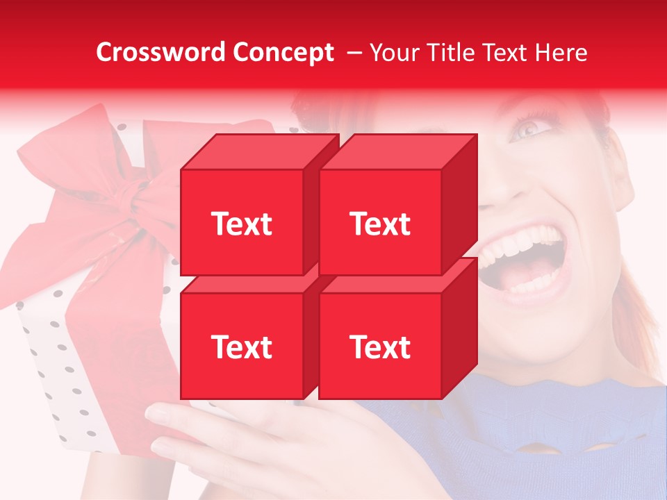 Girl Valentine Gorgeous PowerPoint Template