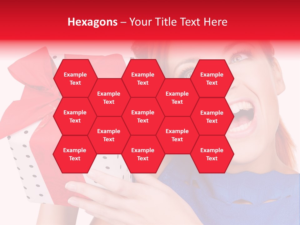 Girl Valentine Gorgeous PowerPoint Template