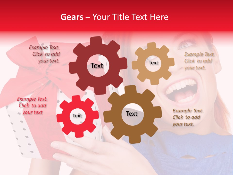 Girl Valentine Gorgeous PowerPoint Template