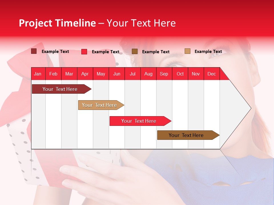 Girl Valentine Gorgeous PowerPoint Template