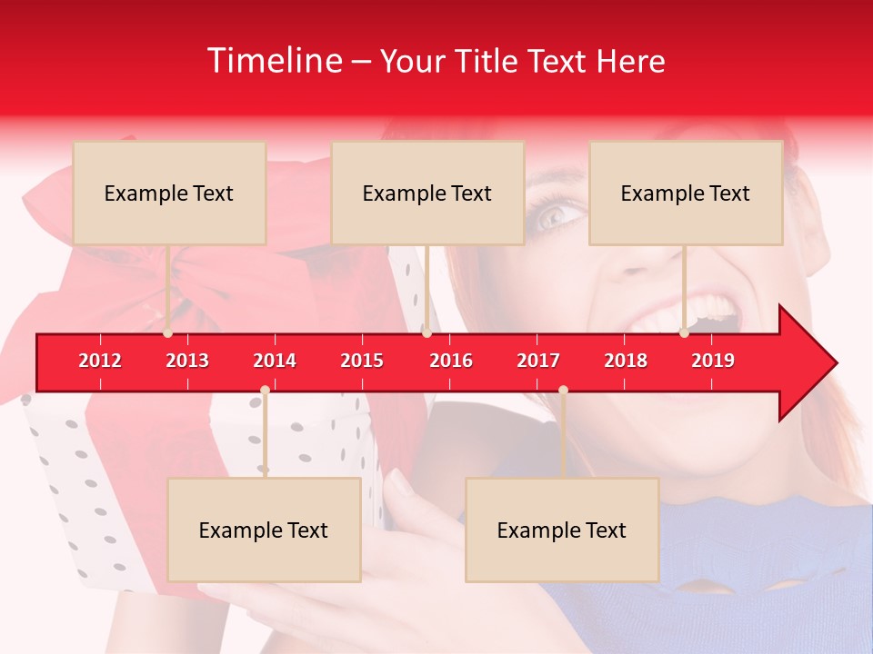 Girl Valentine Gorgeous PowerPoint Template