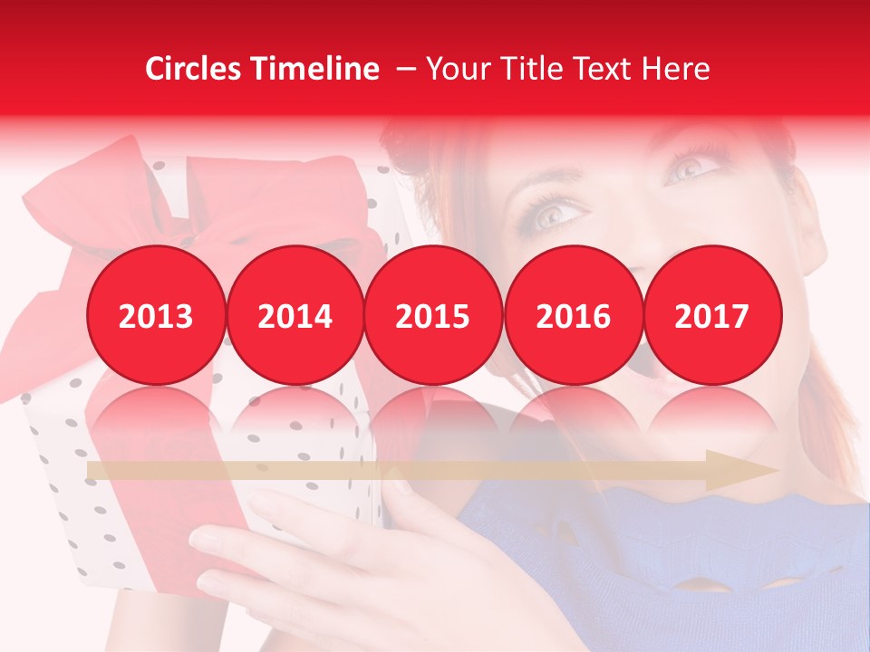 Girl Valentine Gorgeous PowerPoint Template