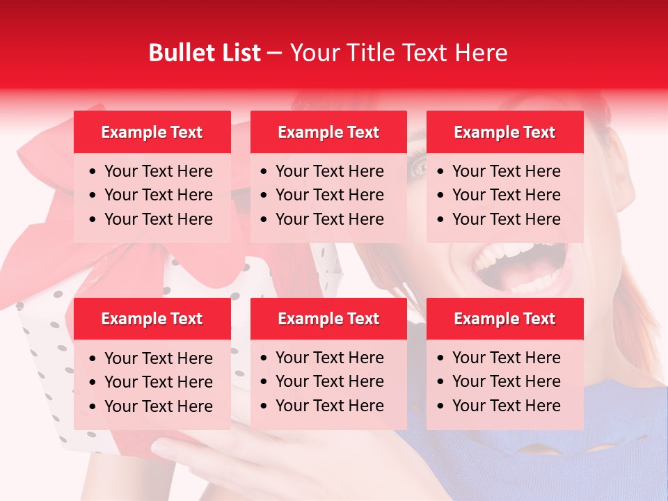 Girl Valentine Gorgeous PowerPoint Template