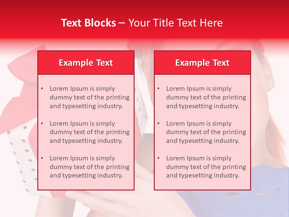 Girl Valentine Gorgeous PowerPoint Template