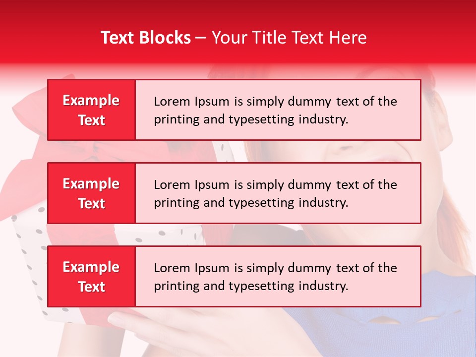 Girl Valentine Gorgeous PowerPoint Template