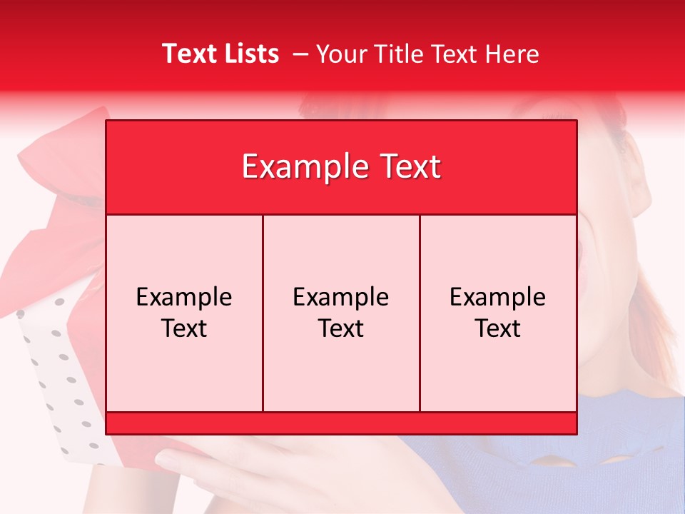 Girl Valentine Gorgeous PowerPoint Template