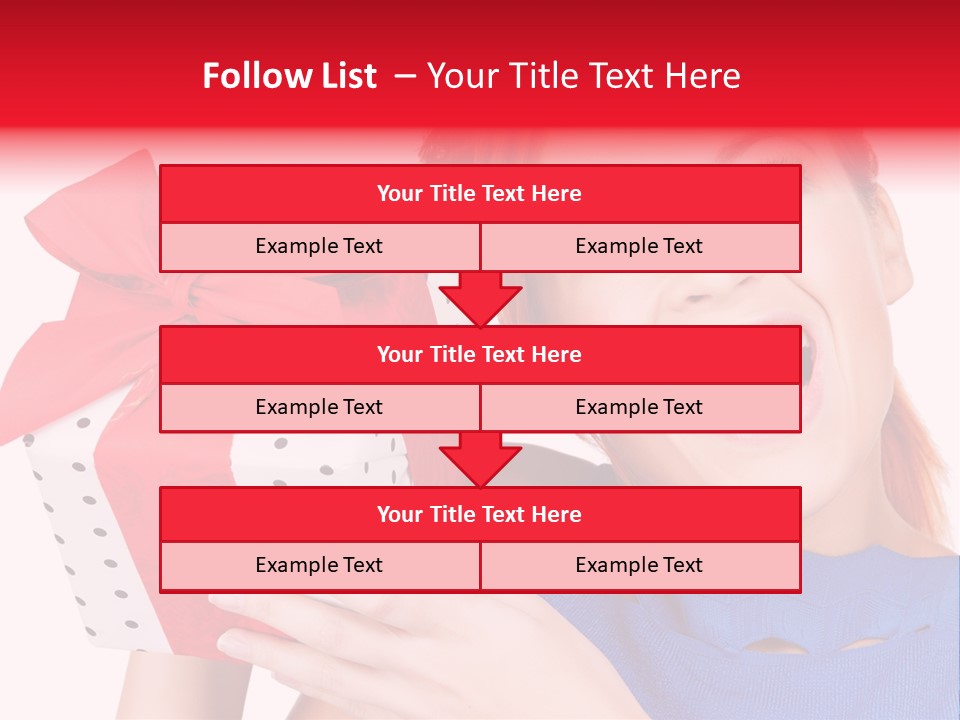 Girl Valentine Gorgeous PowerPoint Template