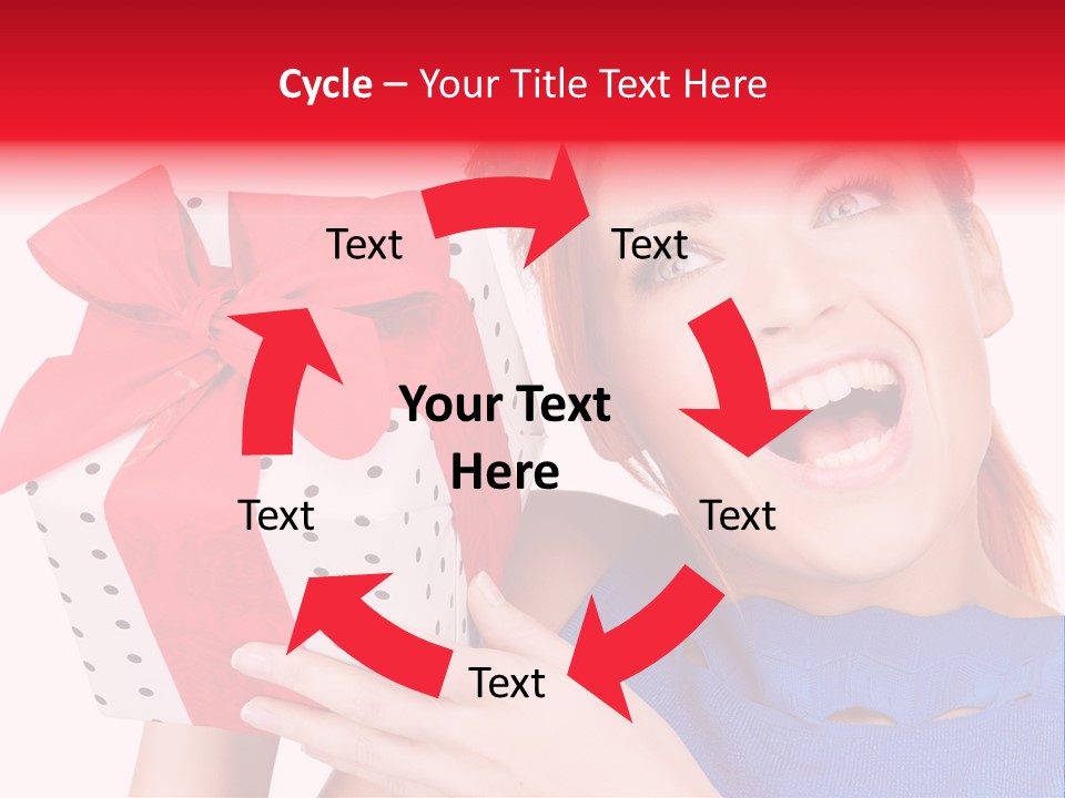 Girl Valentine Gorgeous PowerPoint Template