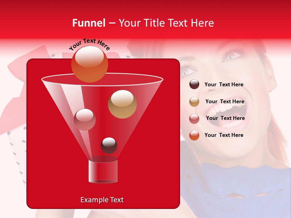 Girl Valentine Gorgeous PowerPoint Template