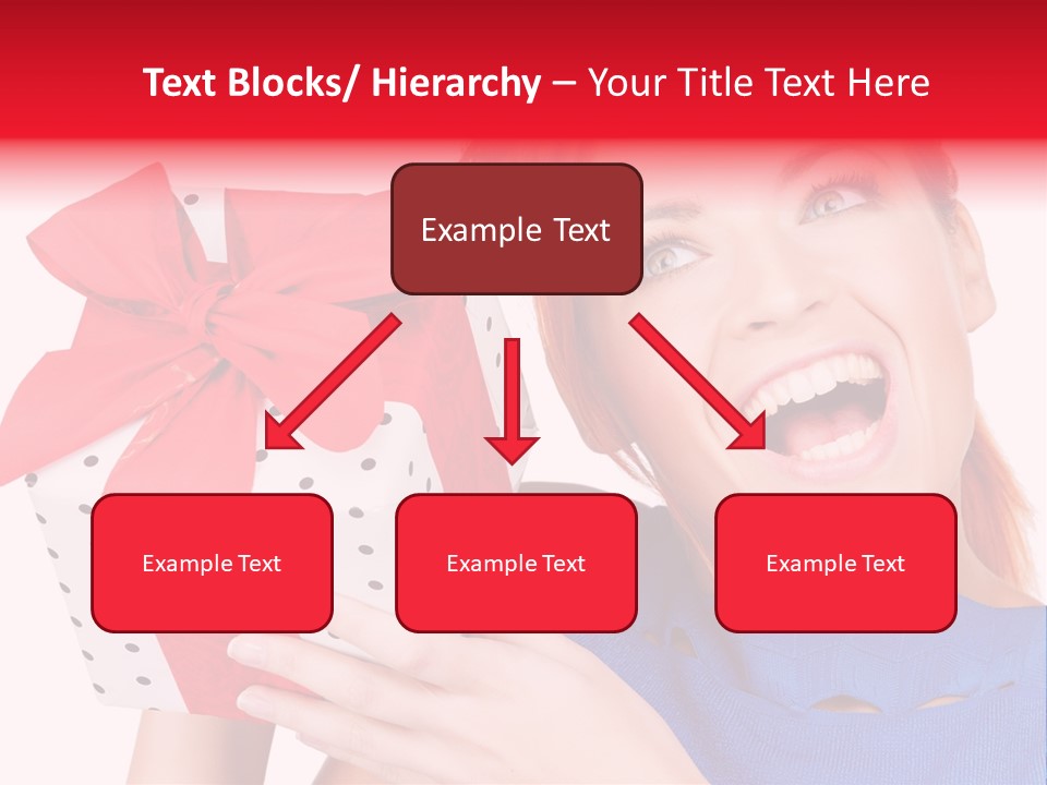 Girl Valentine Gorgeous PowerPoint Template