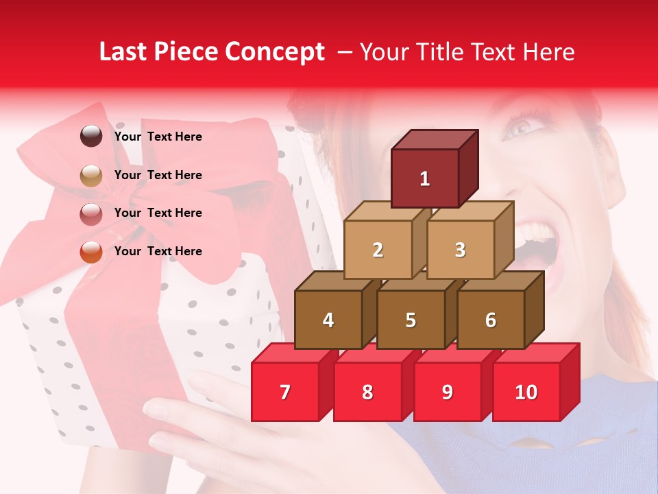 Girl Valentine Gorgeous PowerPoint Template