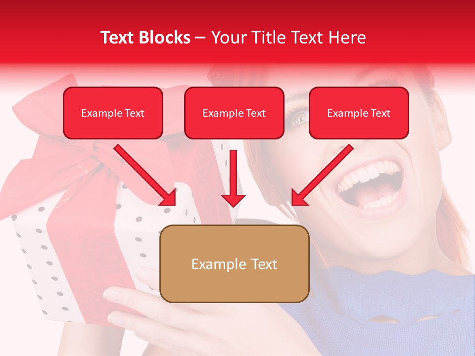 Girl Valentine Gorgeous PowerPoint Template