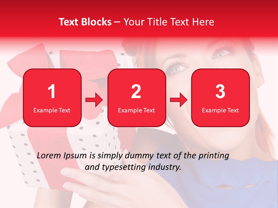 Girl Valentine Gorgeous PowerPoint Template