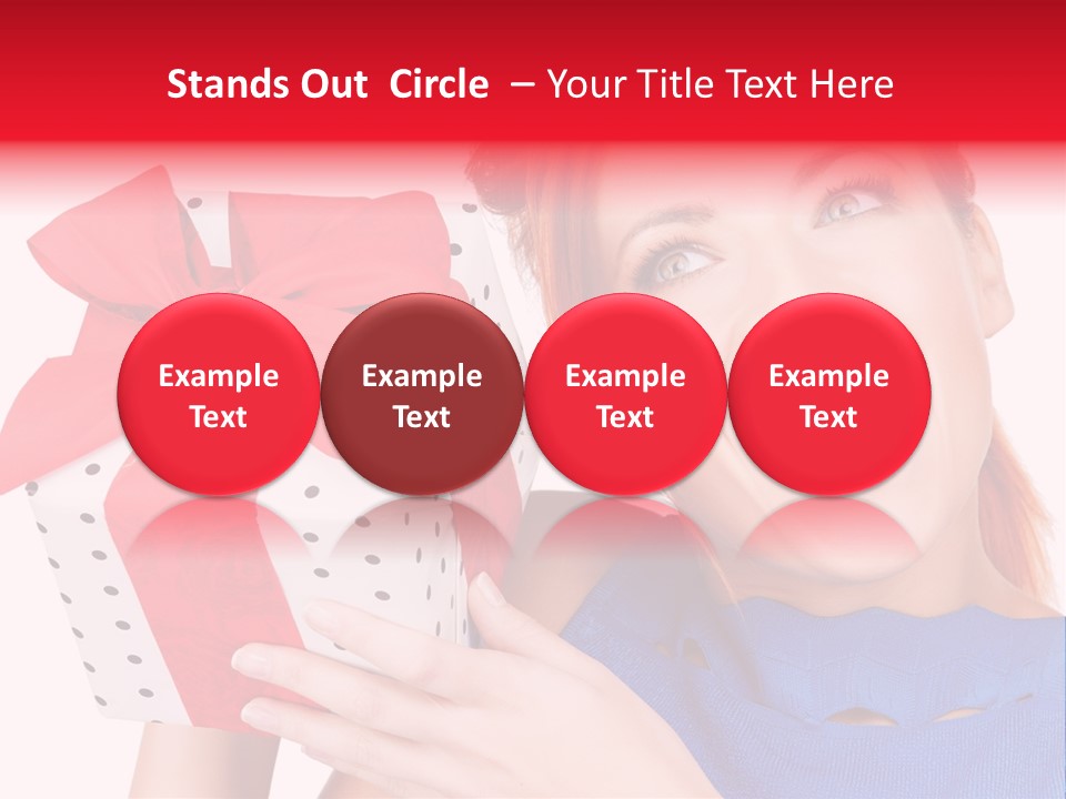 Girl Valentine Gorgeous PowerPoint Template