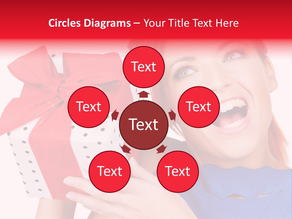 Girl Valentine Gorgeous PowerPoint Template