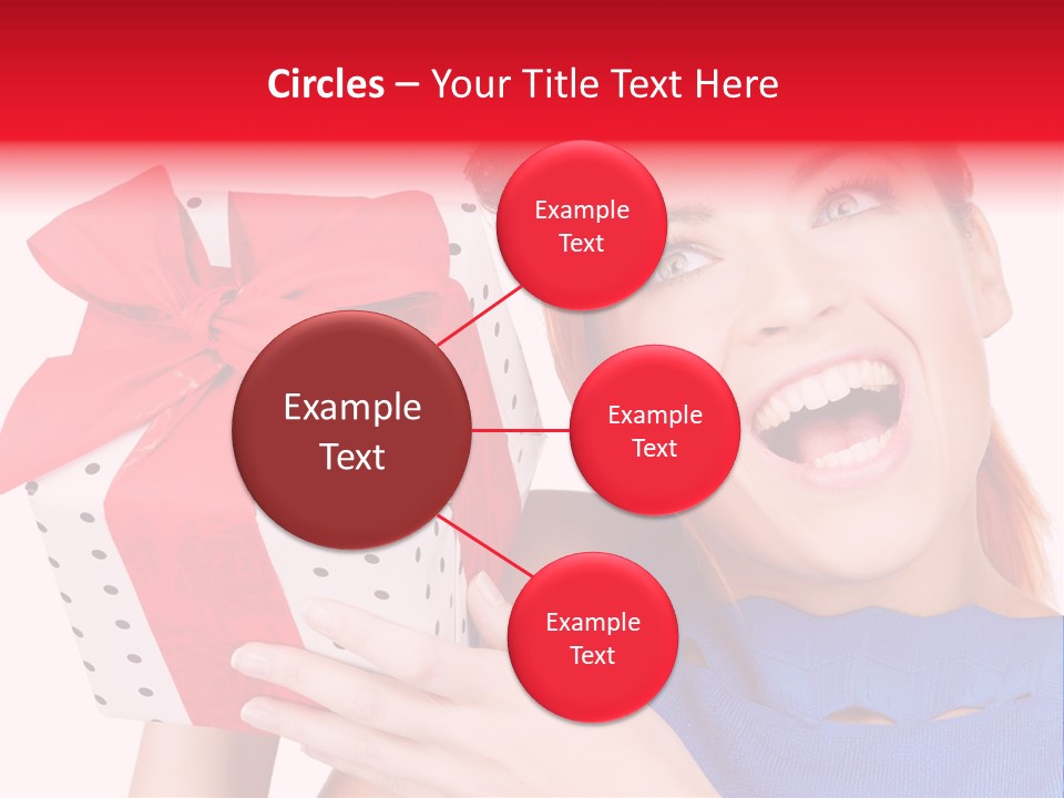 Girl Valentine Gorgeous PowerPoint Template