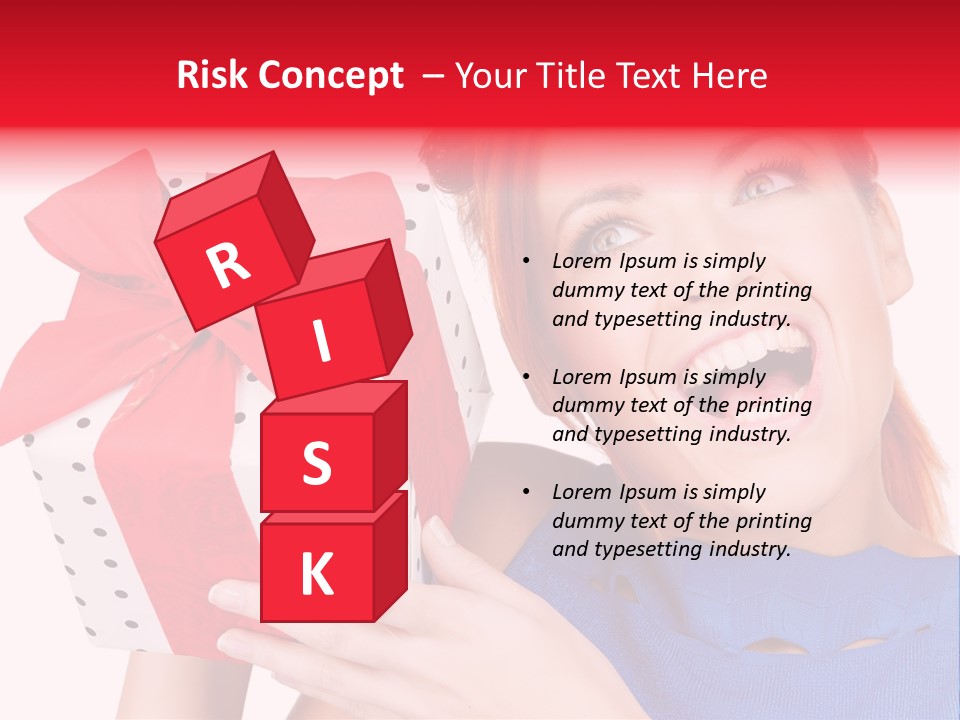 Girl Valentine Gorgeous PowerPoint Template