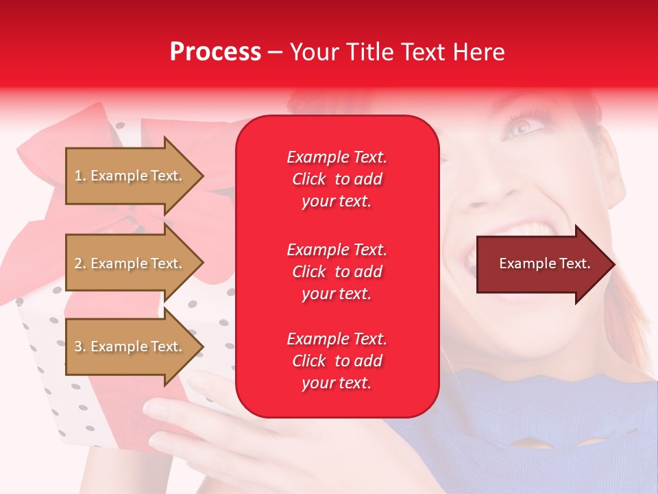 Girl Valentine Gorgeous PowerPoint Template