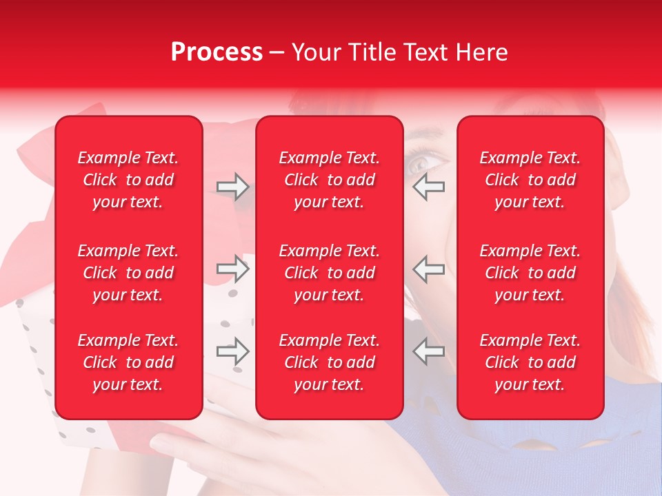 Girl Valentine Gorgeous PowerPoint Template