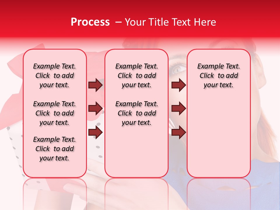 Girl Valentine Gorgeous PowerPoint Template