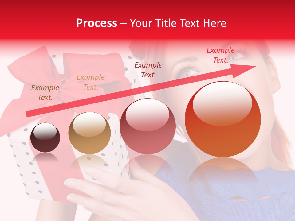 Girl Valentine Gorgeous PowerPoint Template