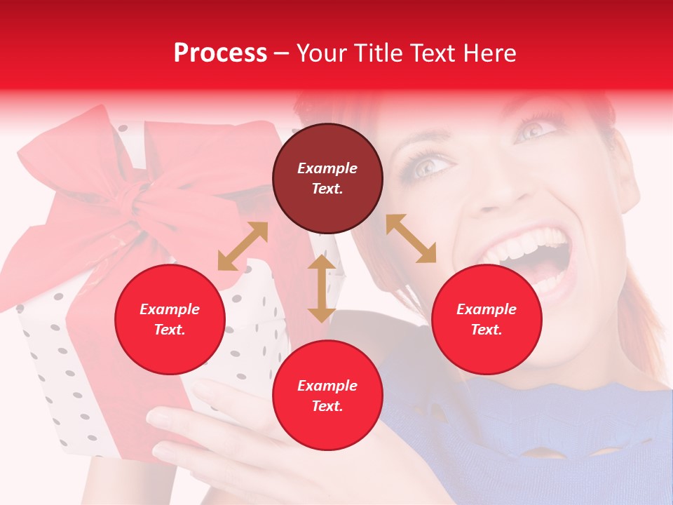 Girl Valentine Gorgeous PowerPoint Template