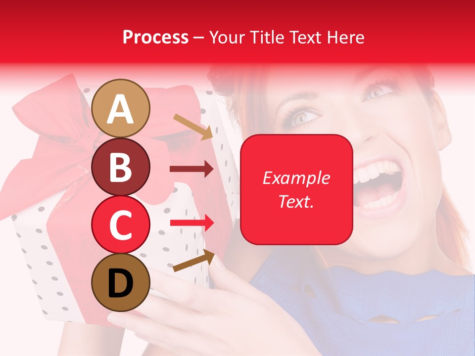 Girl Valentine Gorgeous PowerPoint Template