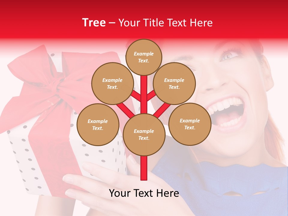 Girl Valentine Gorgeous PowerPoint Template