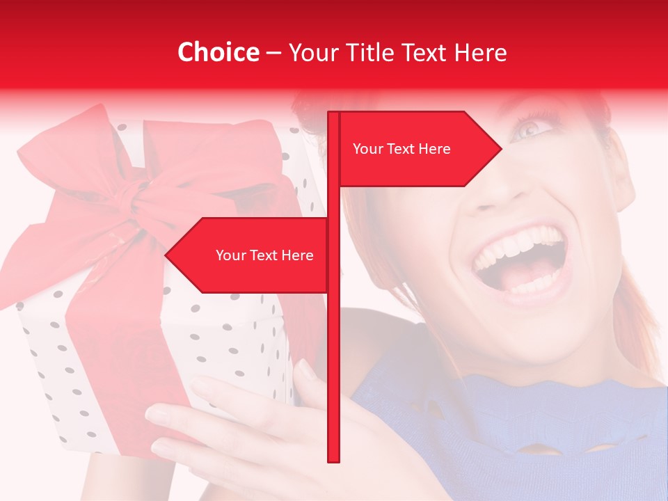 Girl Valentine Gorgeous PowerPoint Template