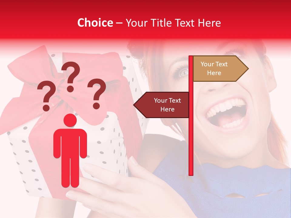 Girl Valentine Gorgeous PowerPoint Template