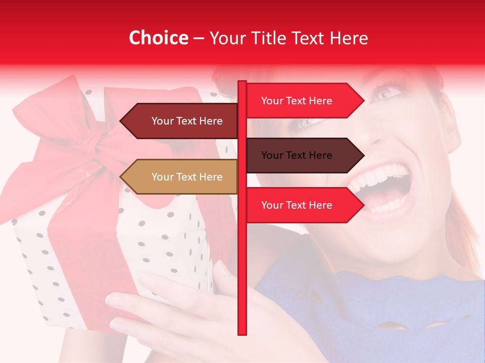 Girl Valentine Gorgeous PowerPoint Template