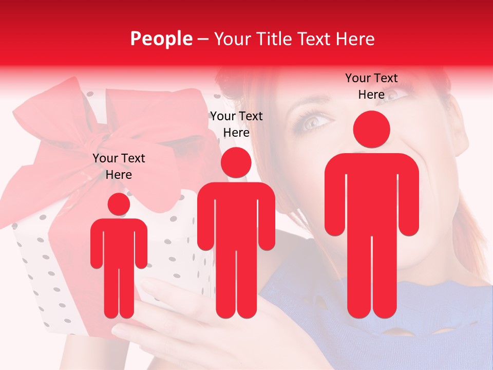 Girl Valentine Gorgeous PowerPoint Template