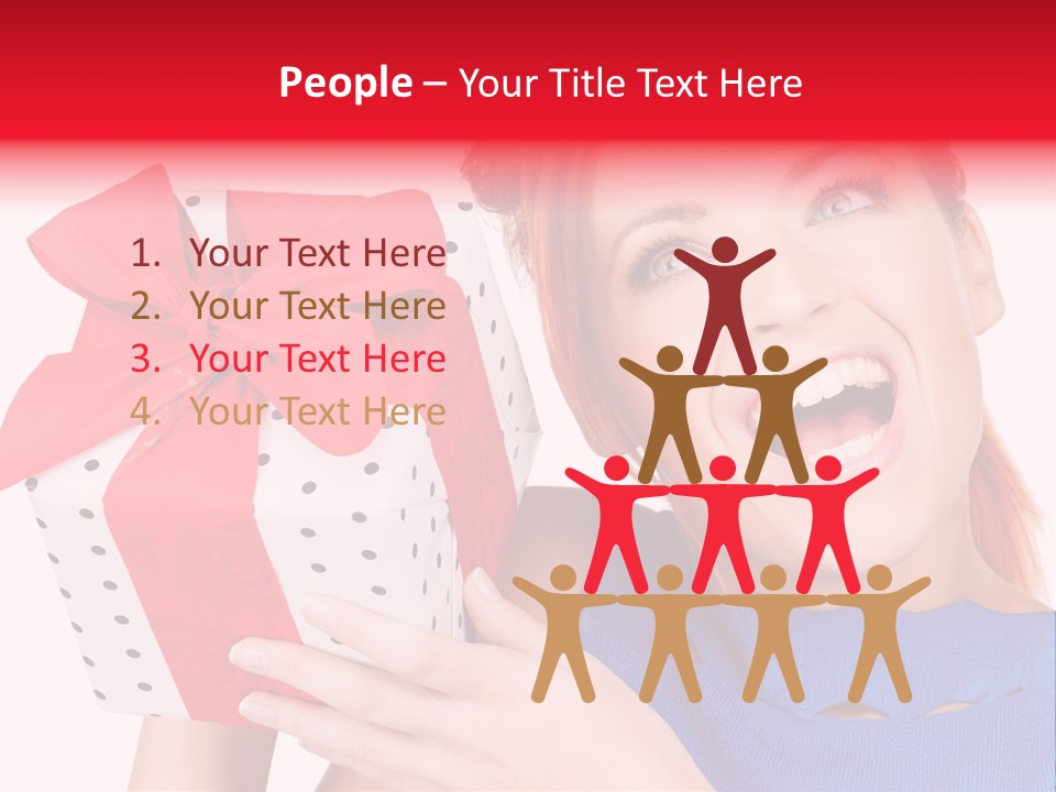 Girl Valentine Gorgeous PowerPoint Template