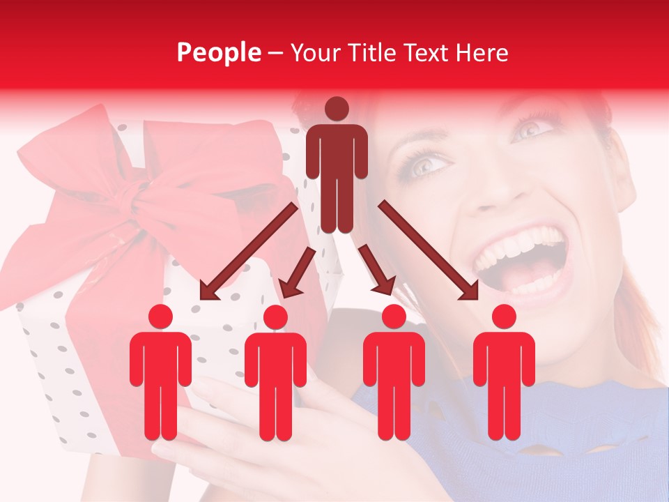 Girl Valentine Gorgeous PowerPoint Template