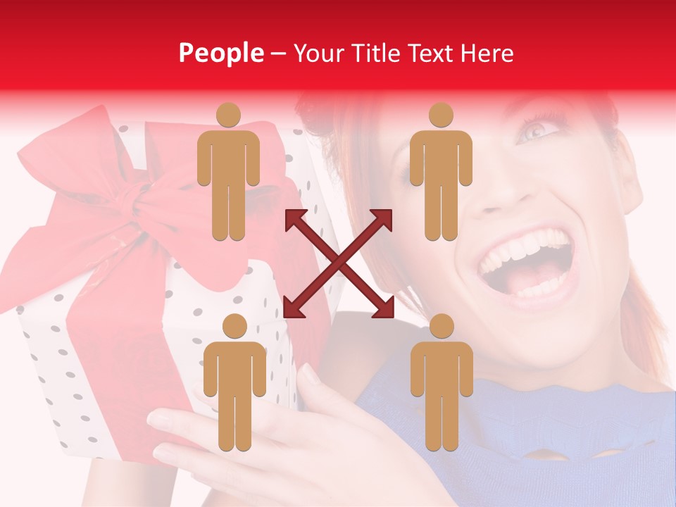 Girl Valentine Gorgeous PowerPoint Template