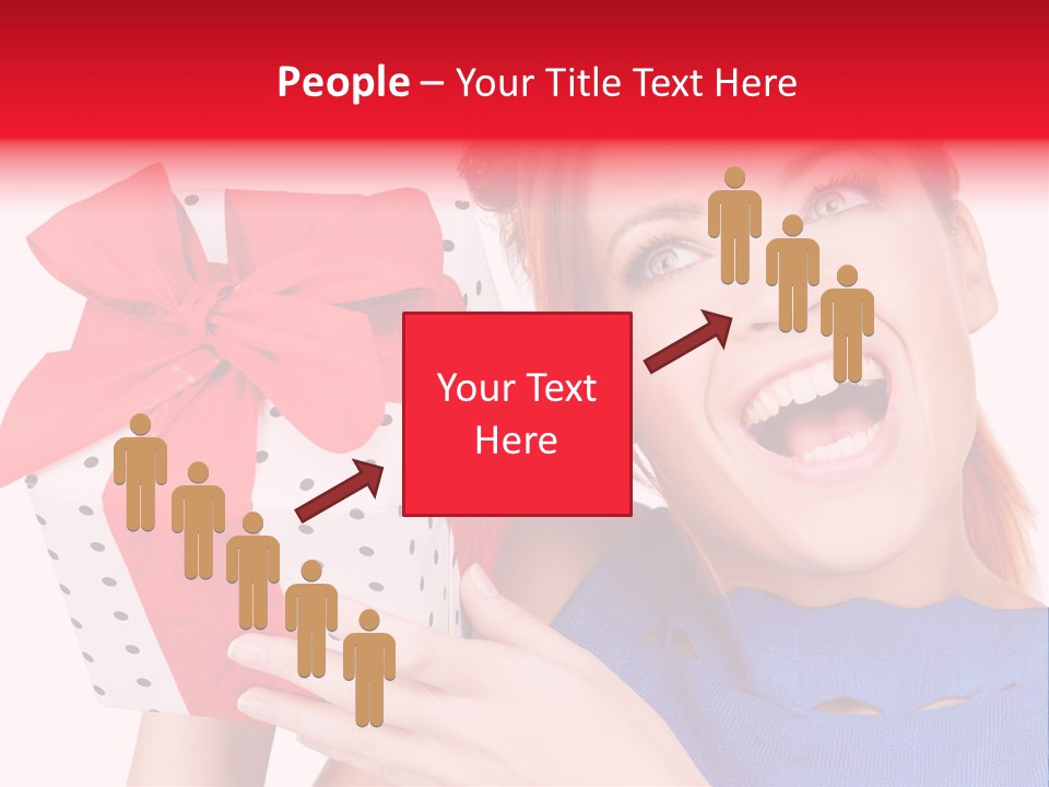 Girl Valentine Gorgeous PowerPoint Template