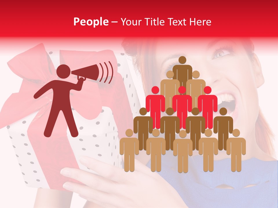 Girl Valentine Gorgeous PowerPoint Template