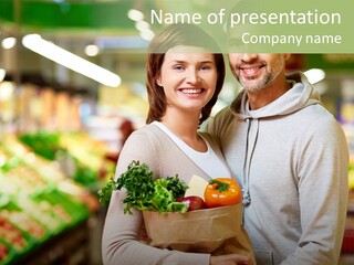 Looking Fresh Toothy PowerPoint Template