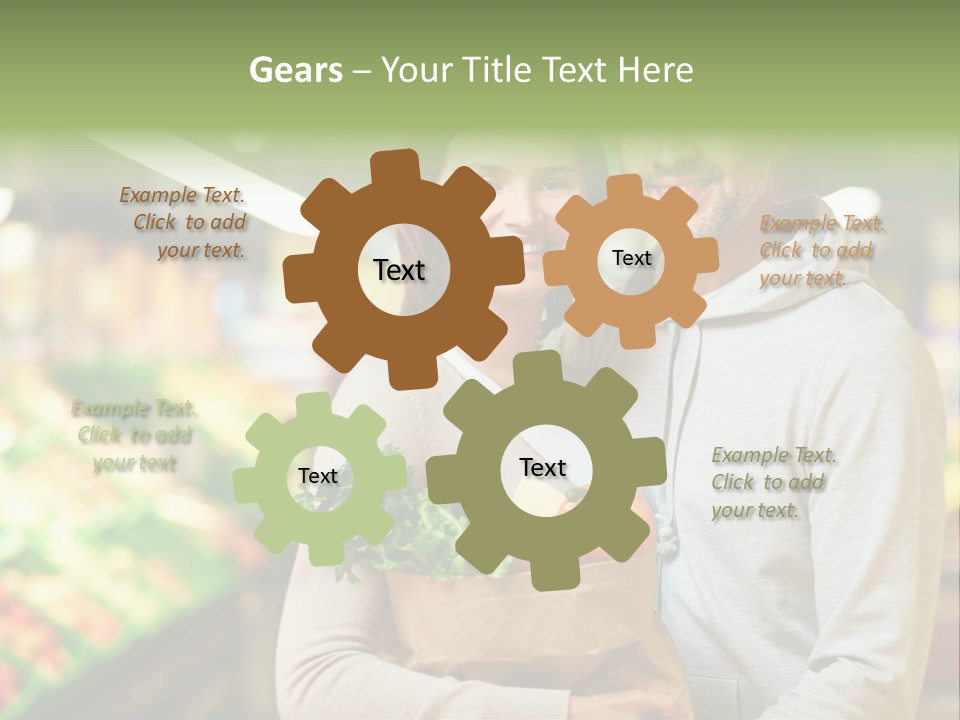 Looking Fresh Toothy PowerPoint Template