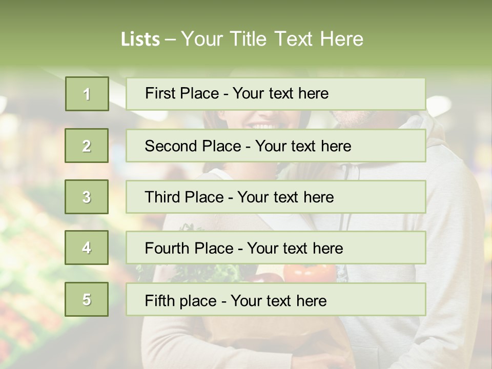 Looking Fresh Toothy PowerPoint Template