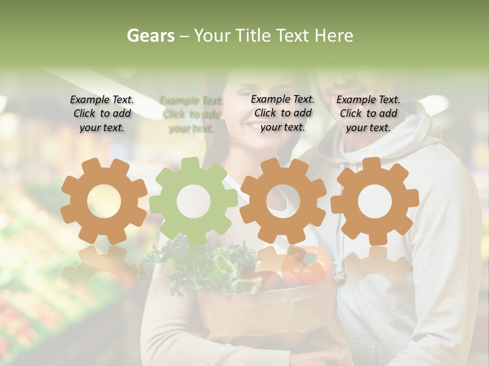 Looking Fresh Toothy PowerPoint Template